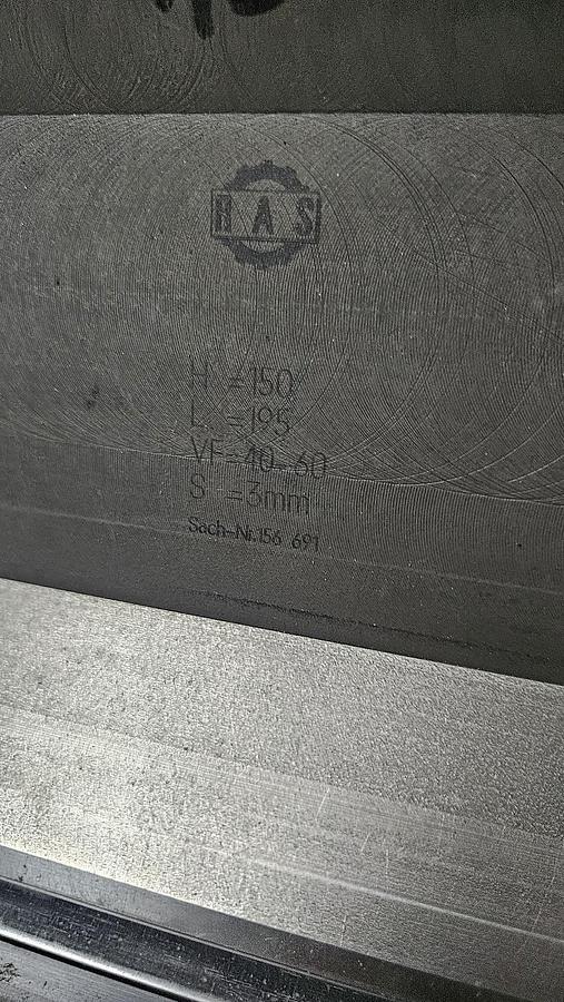 Gebraucht Hydraulische Schwenkbiegemaschine RAS 74.30