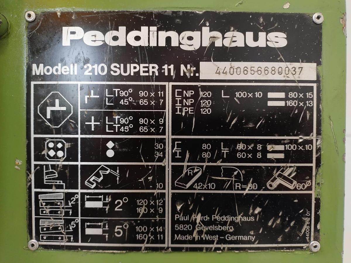 Gebraucht Profilstahlschere Peddinghaus 210 Super 11
