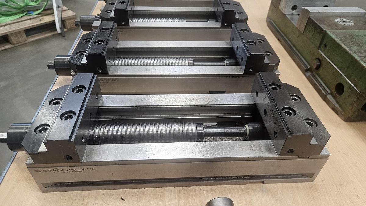 Gebraucht Schraubstock Schunk Kontec KSC-F 125