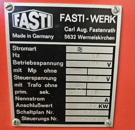 Gebraucht Schwenkbiegemaschine Fasti 2095-20-2