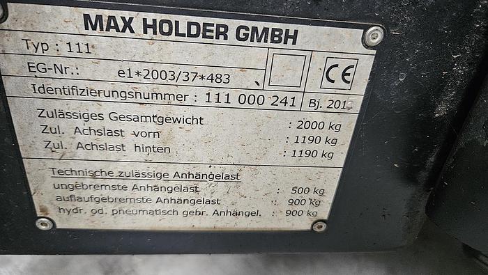 Gebraucht Kommunalfahrzeug Holder X 30 mit Mähwerk und Kehreinrichtung