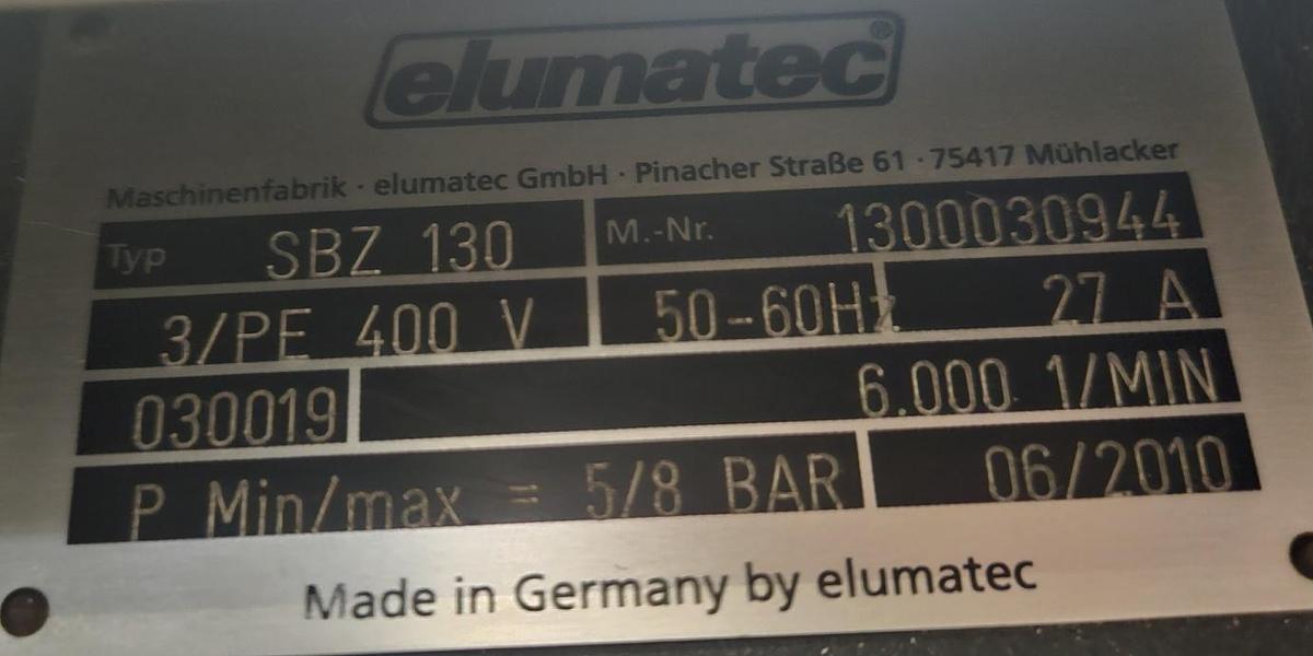 Gebraucht Bearbeitungszentrum Elumatec SBZ 130