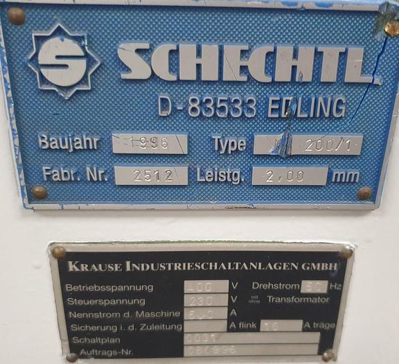 Gebraucht Schwenkbiegemaschine Schechtl MA 200-1