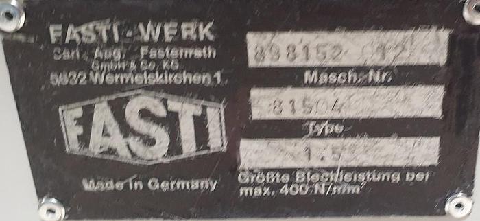 Gebraucht Fasti Border 81504
