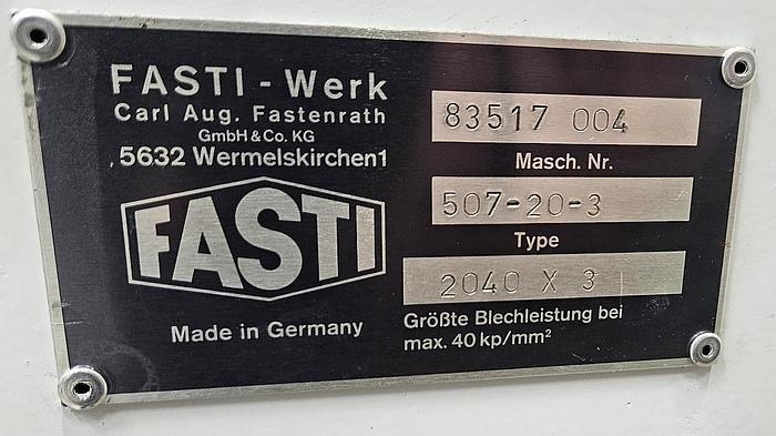 Gebraucht Tafelschere Fasti 507-20-3