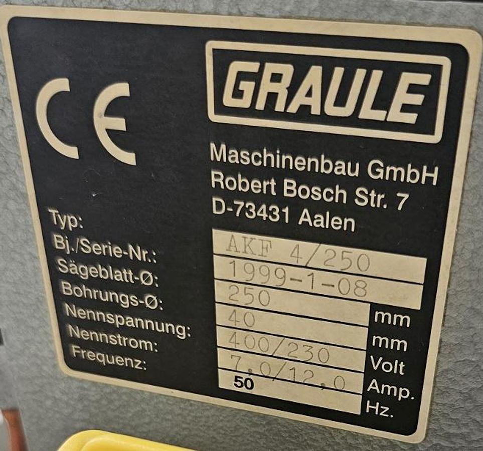 Gebraucht Ausklinkfräse Graule AKF 4/250