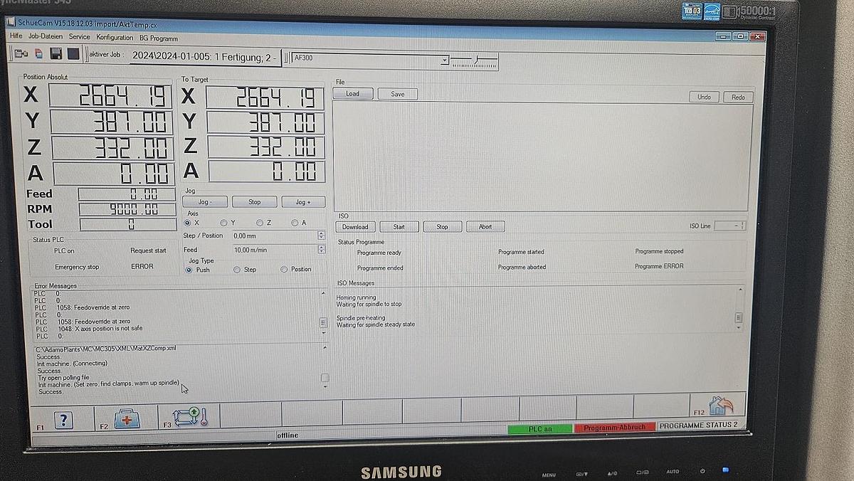 Gebraucht Bearbeitungszentrum Schüco MFM AF 300