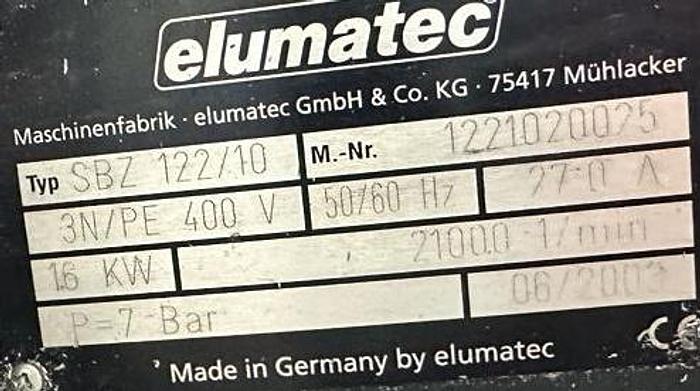 Gebraucht Bearbeitungszentrum Elumatec SBZ 122