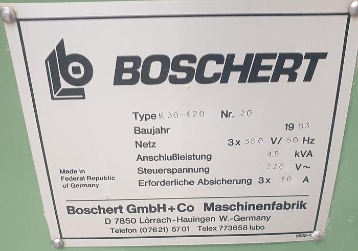 Gebraucht Ausklinkmaschine Boschert K 30 - 120