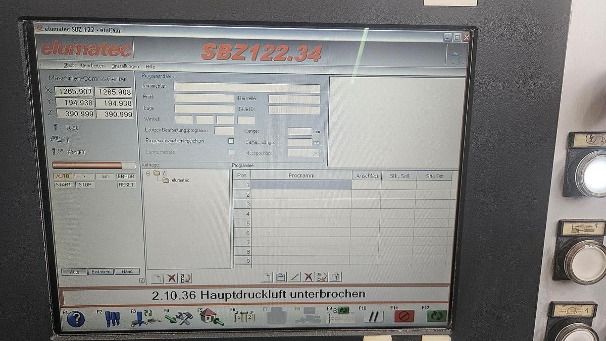 Gebraucht Bearbeitungszentrum Elumatec SBZ 122-33