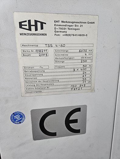 Gebraucht Hydraulische Tafelschere TSS 4-60