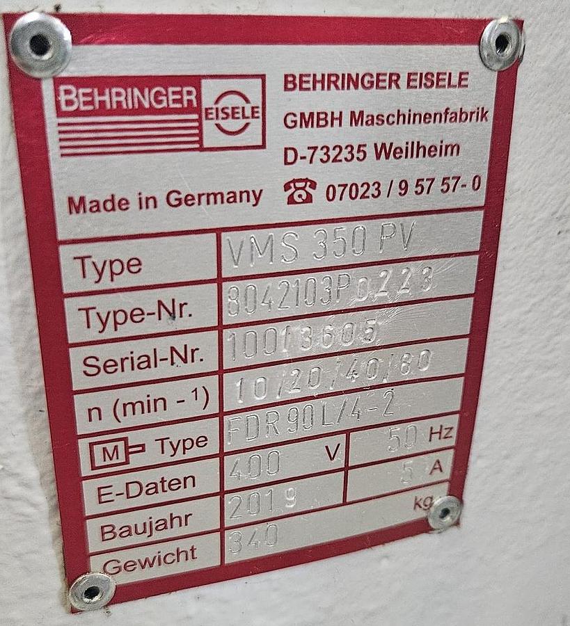 Gebraucht Kreissäge Behringer VMS 350 PV mit auto. Positionierung