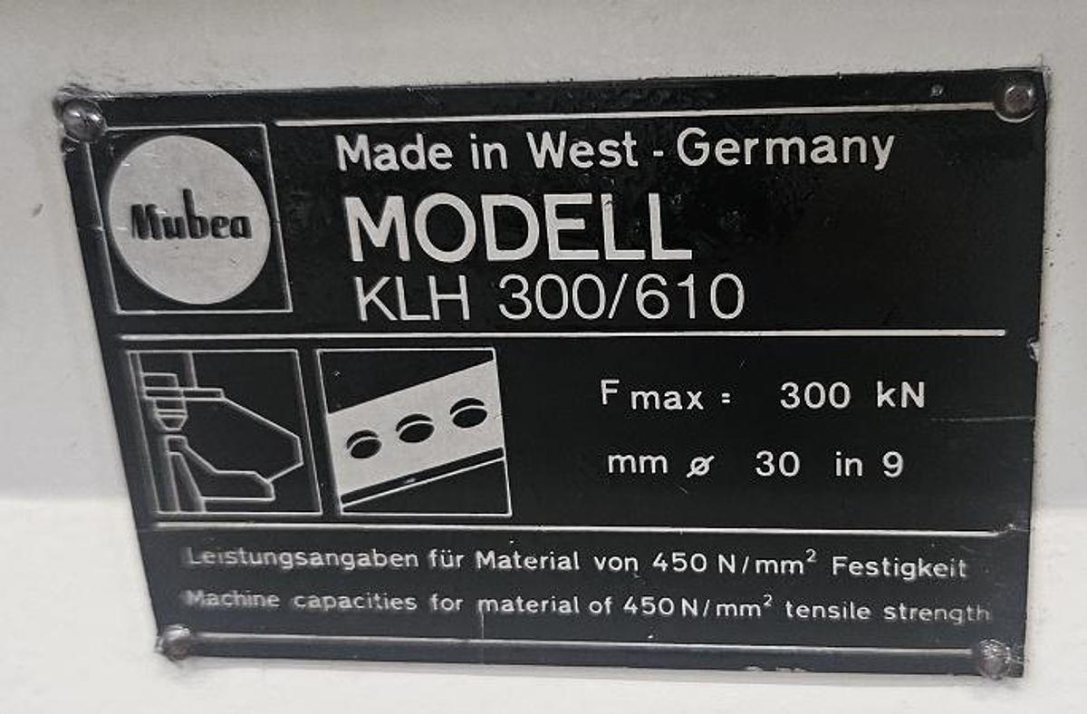 Gebraucht Mubea KLH 300