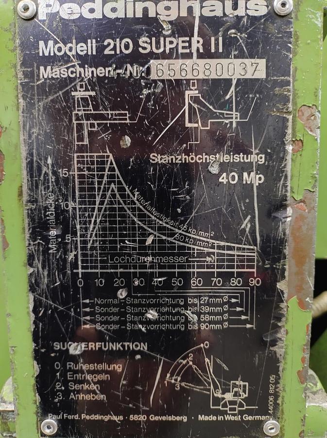 Gebraucht Profilstahlschere Peddinghaus 210 Super 11