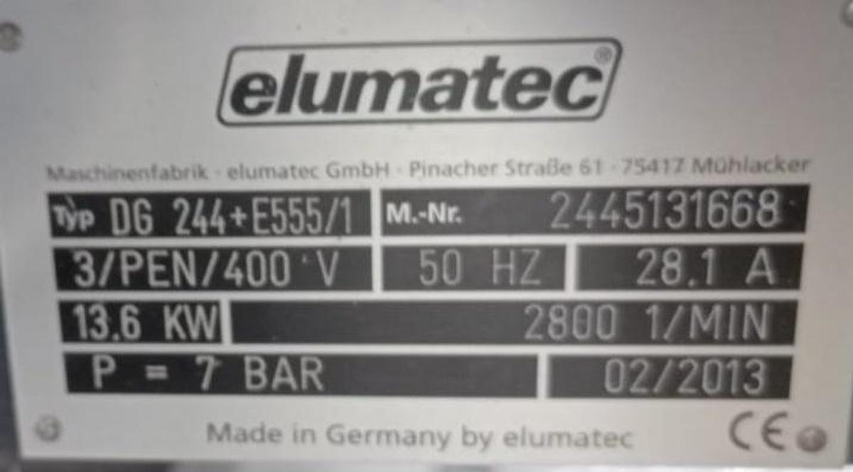 Gebraucht Doppelgehrungssäge Elumatec DG 244