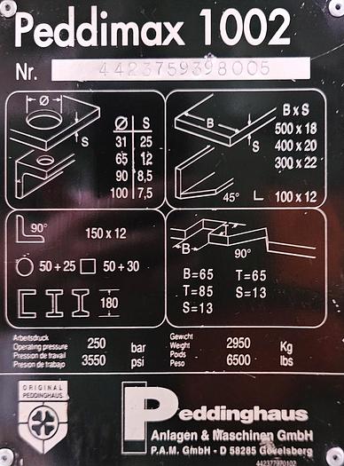 Gebraucht 1991 Peddinghaus Peddimaster 80/110