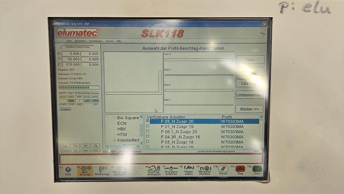 Gebraucht Bearbeitungszentrum Elumatec SLK 118