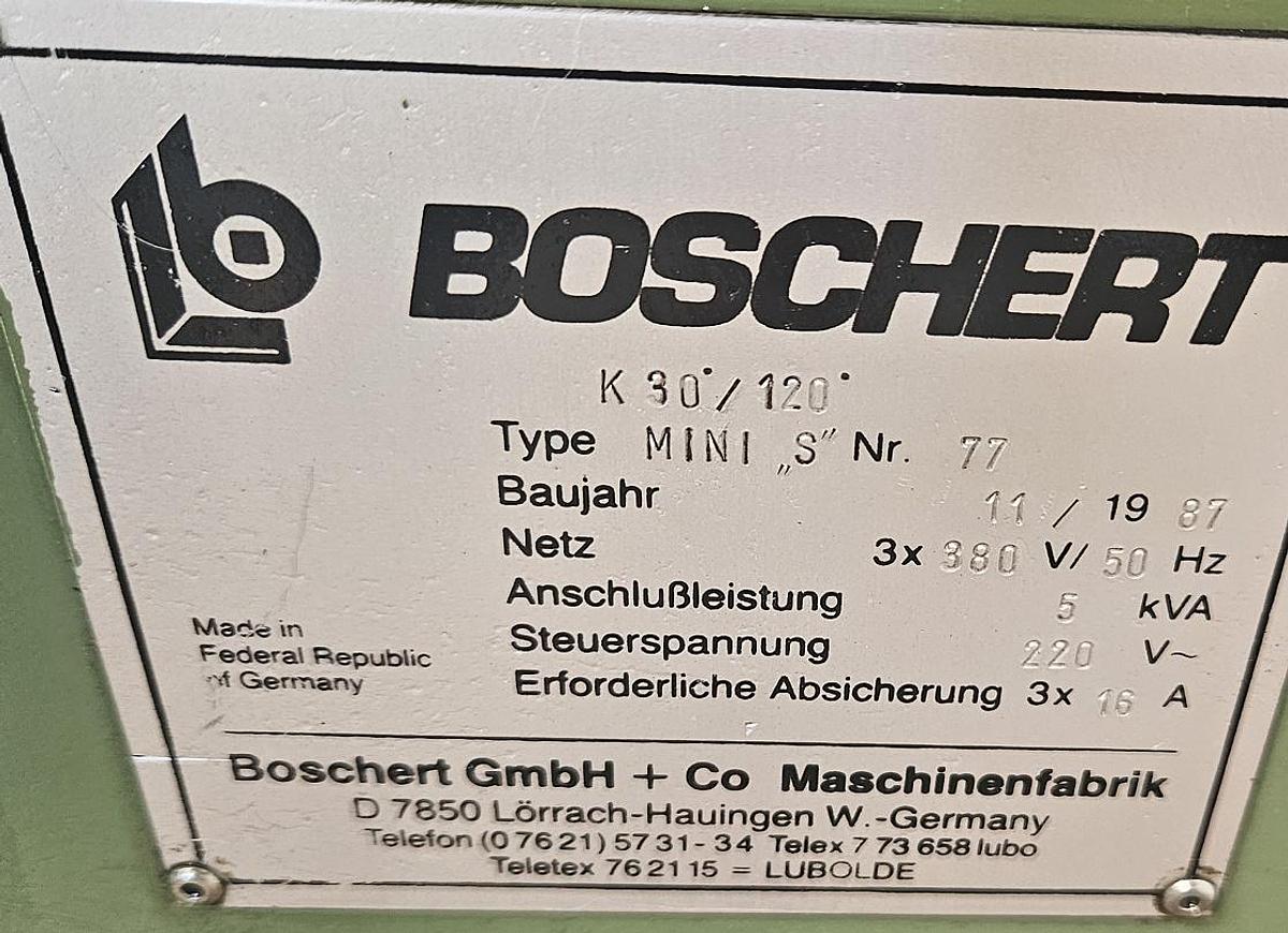Gebraucht Ausklinkmaschine Boschert Mini S