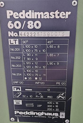 Gebraucht Profilstahlschere Peddinghaus Peddimaster 60/80
