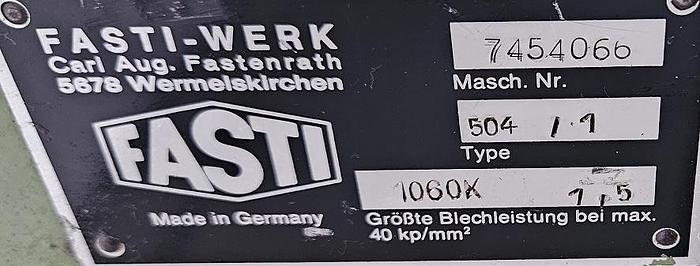 Gebraucht Handhebelschere Fasti 504-1