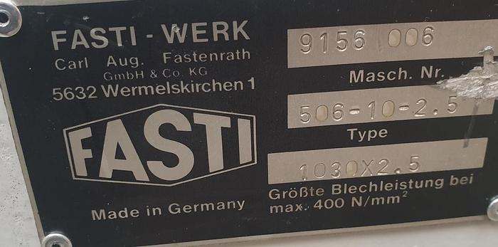 Gebraucht Tafelschere Fasti 506-10-2,5