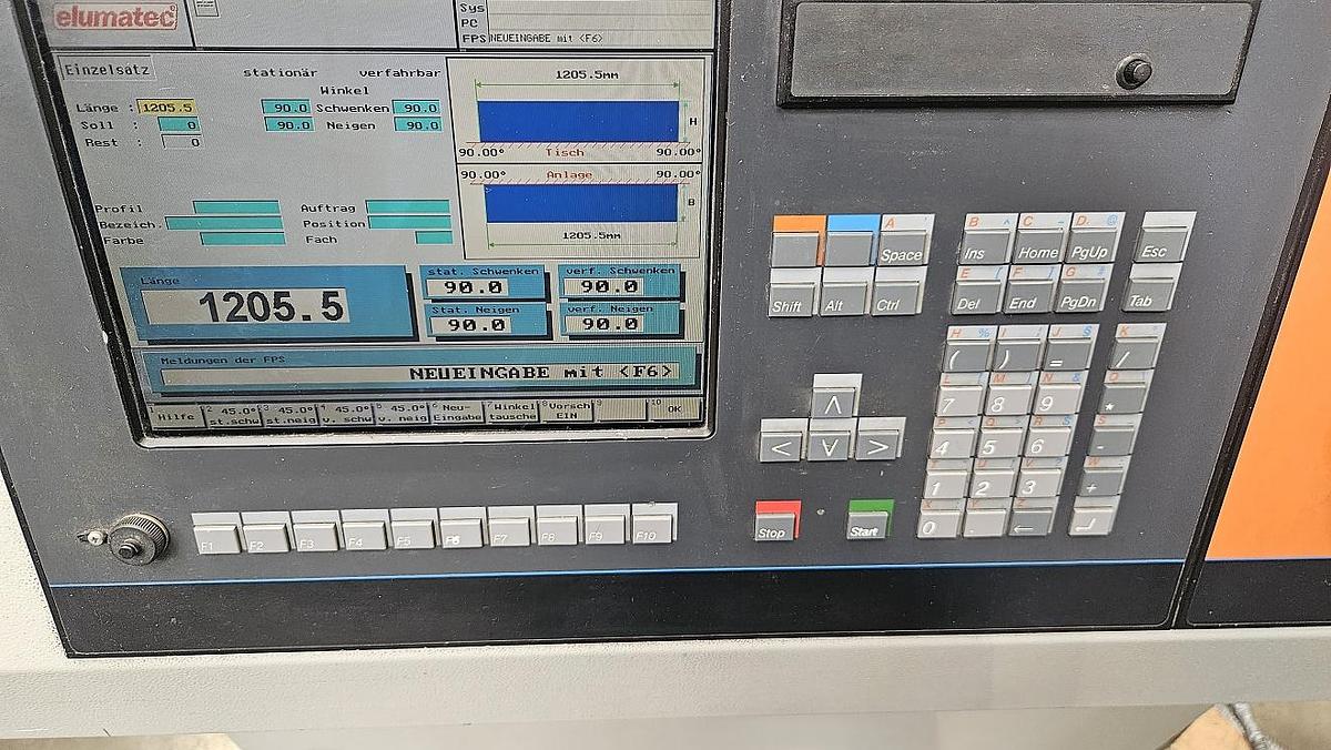 Gebraucht Doppelgehrungssäge Elumatec DG 244