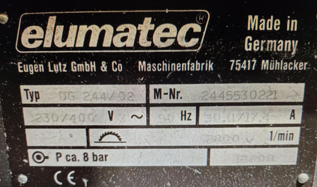 Gebraucht Doppelgehrungssäge Elumatec DG 244