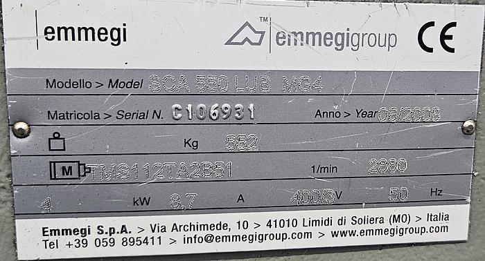 Gebraucht Aluminiumsäge Emmegi 550 SCA