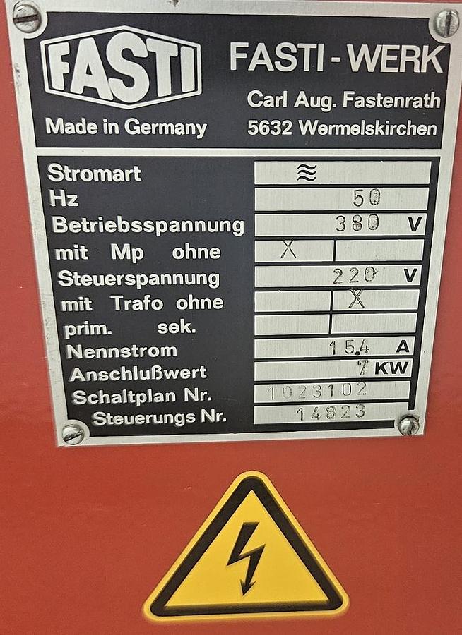 Gebraucht Rundbiegemaschine Fasti 108-10-6