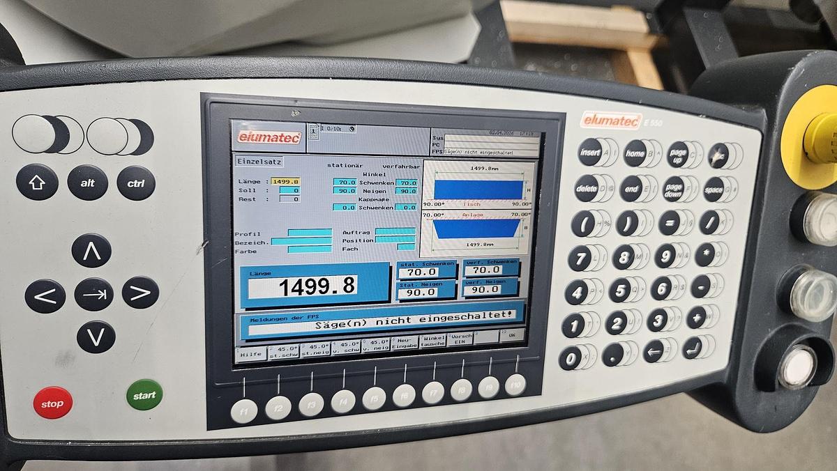Gebraucht Doppelgehrungssäge Elumatec DG 204