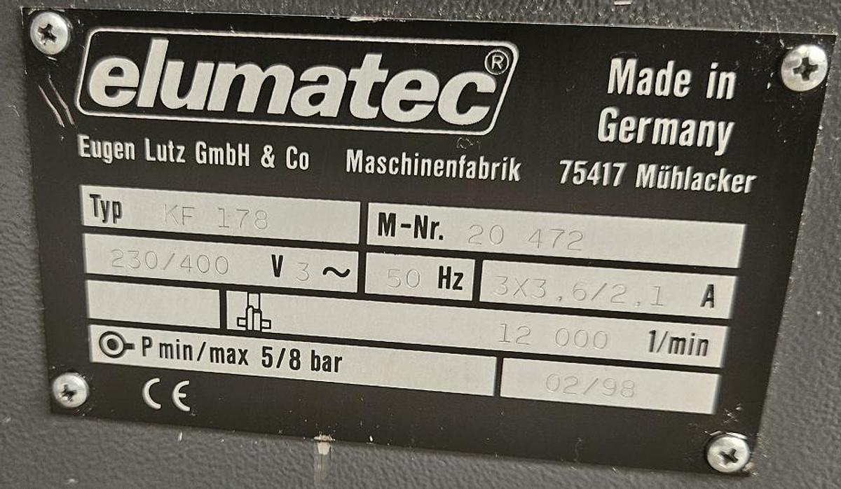 Gebraucht Kopierfräse Elumatec KF 178