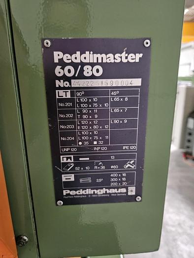 Gebraucht Hydraulische Profilstahlschere Peddinghaus Peddimaster 60/100 H