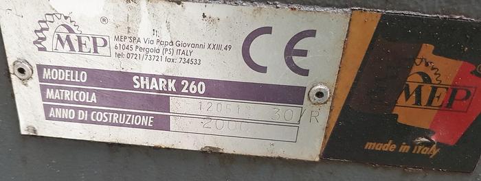 Gebraucht Bandsäge MEP Shark 260
