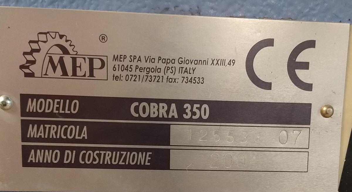 Gebraucht Aluminiumsäge MEP Cobra 350