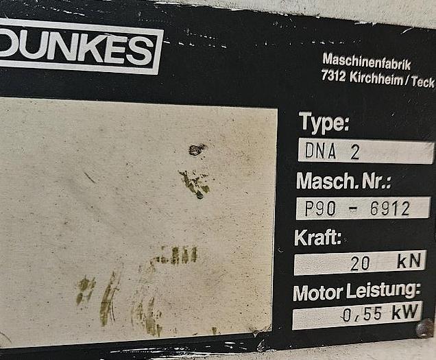 Gebraucht Taumelnietmaschine Dunkes DNA 2