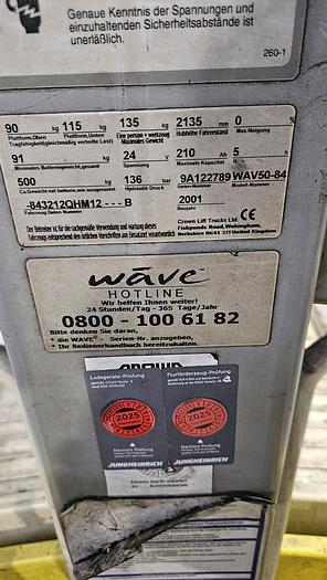 Gebraucht Arbeitsbühne / Kommissionierer Crown WAVE WAV 50-84