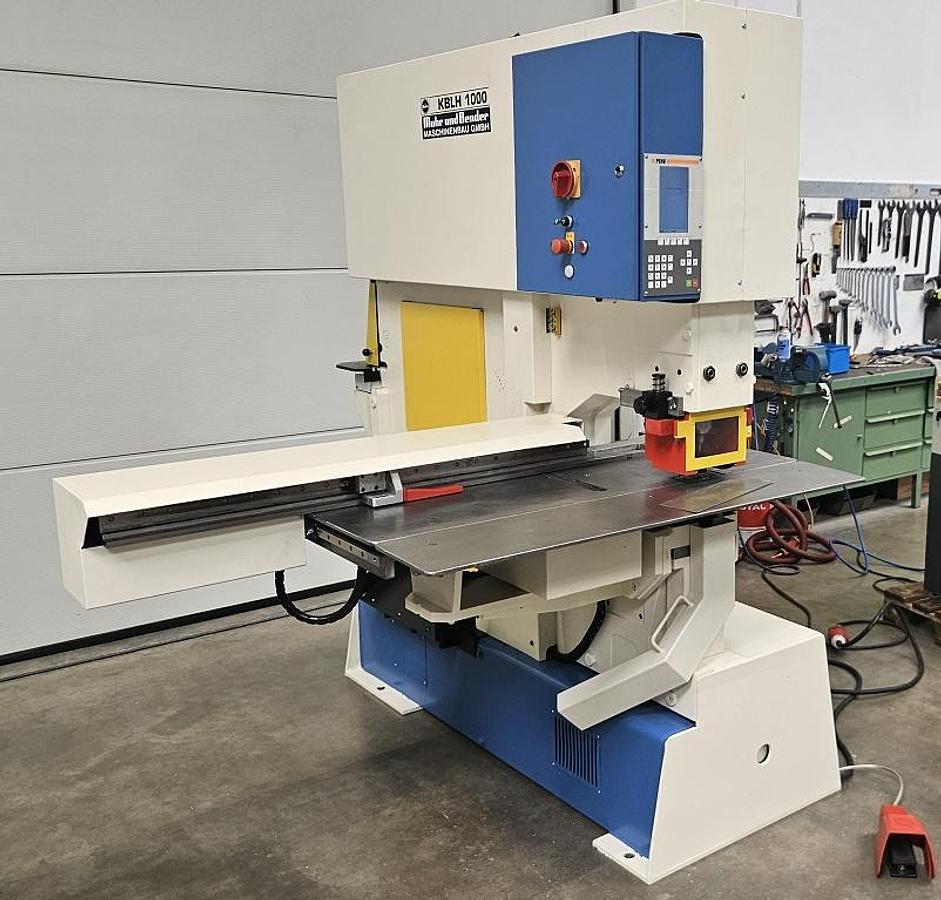 Gebraucht Profilstahlschere Mubea KBLH 1000 mit Positionierung