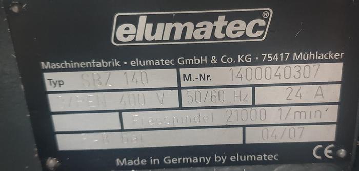 Gebraucht Bearbeitungszentrum Elumatec SBZ 140