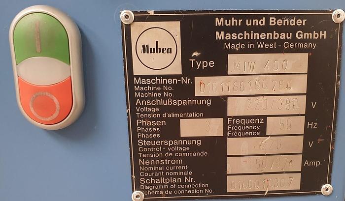 Gebraucht Profilstahlschere Mubea MIW 400