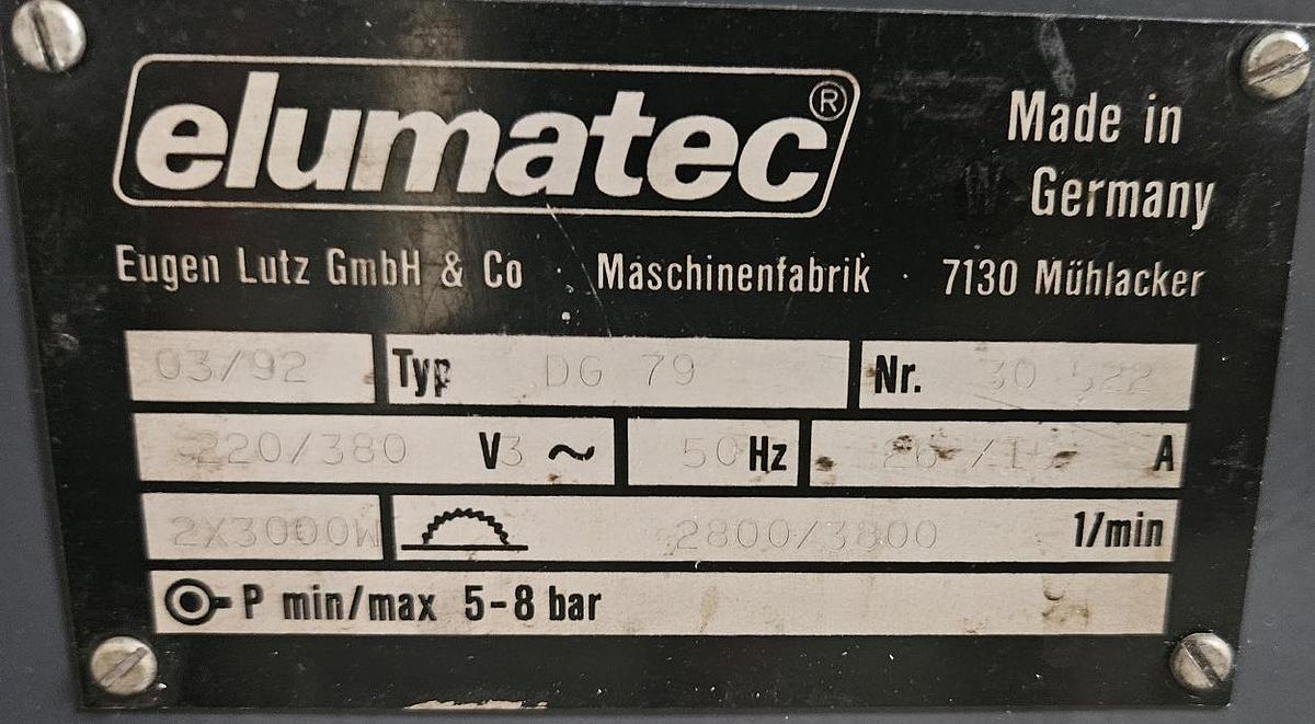 Gebraucht Doppelgehrungssäge Elumatec DG 79