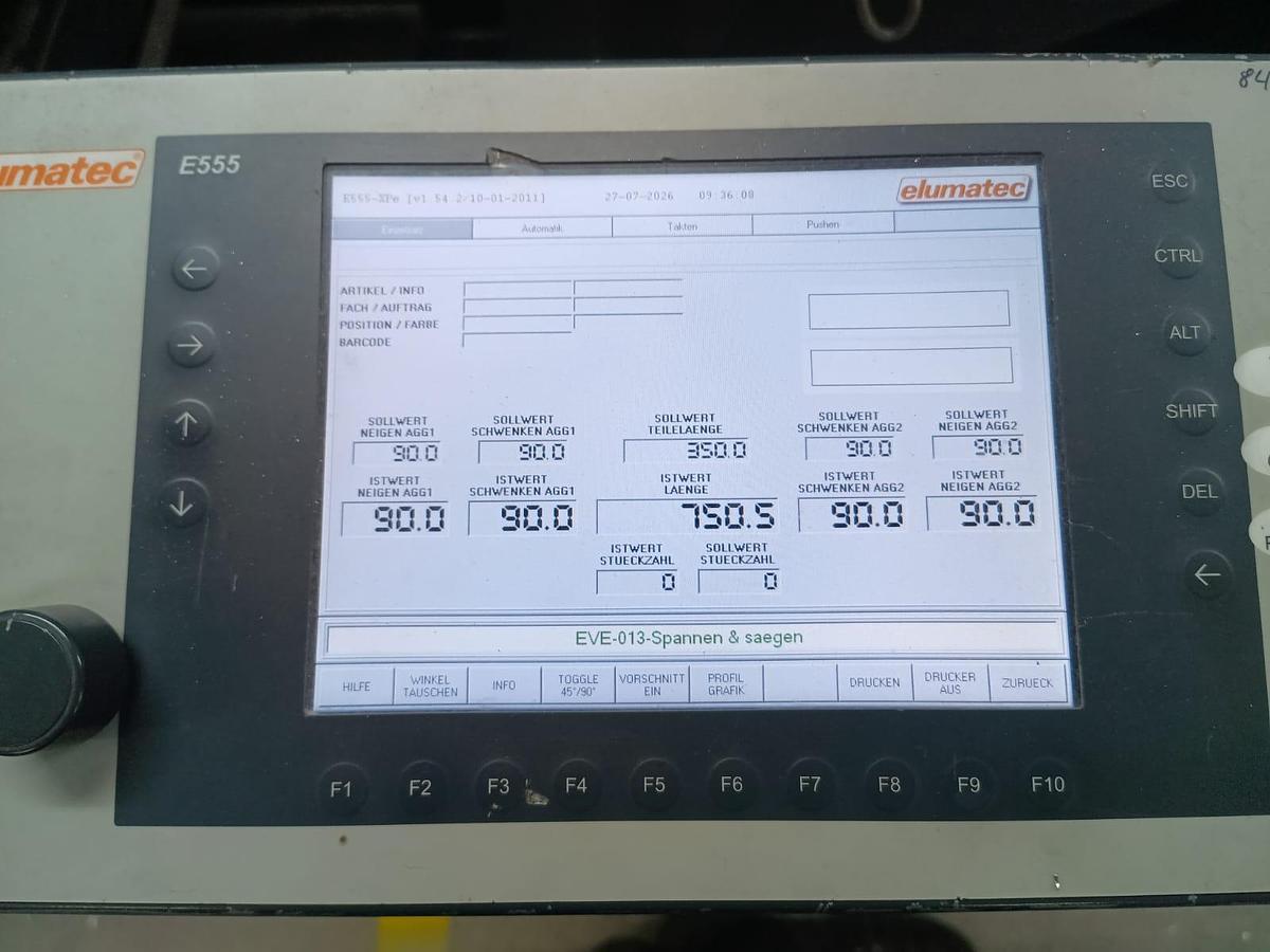 Gebraucht Doppelgehrungssäge Elumatec DG 244