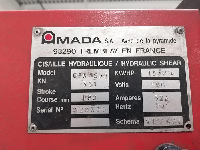 Gebraucht Tafelschere Amada GPS 1230