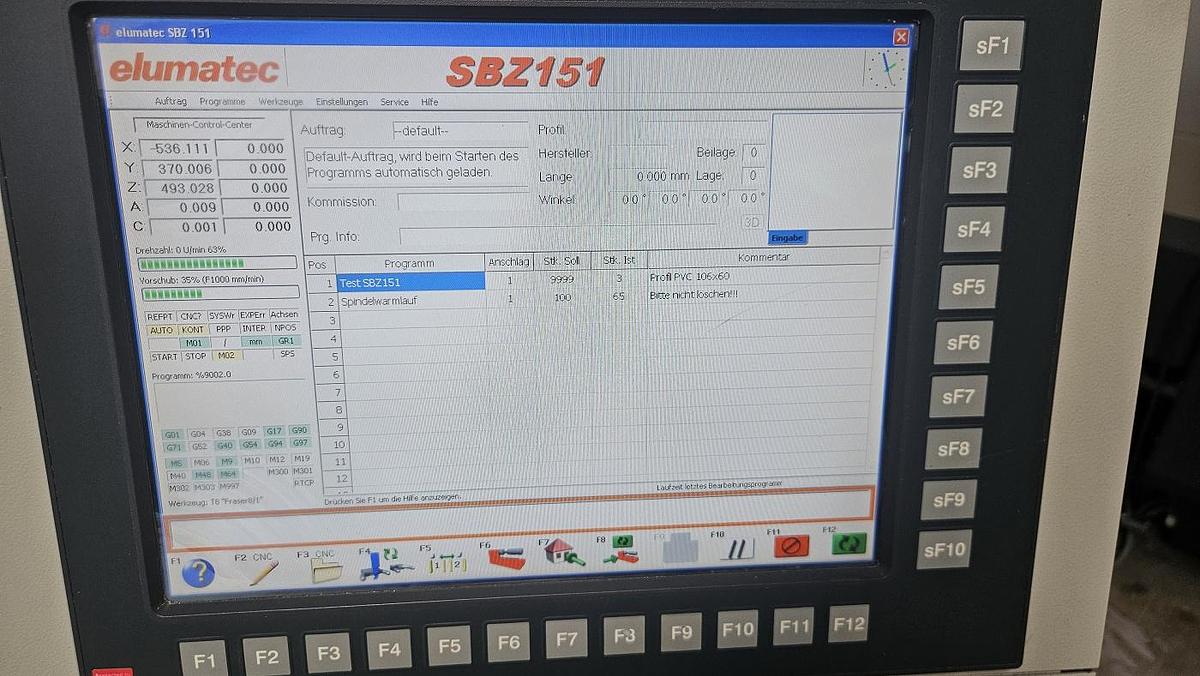 Gebraucht Bearbeitungszentrum Elumatec SBZ 151