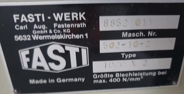 Gebraucht Kreisschere Fasti 502-10-2