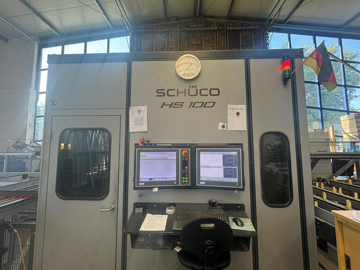 Gebraucht Durchlaufzentrum für Aluminiumprofile Schüco HS 100