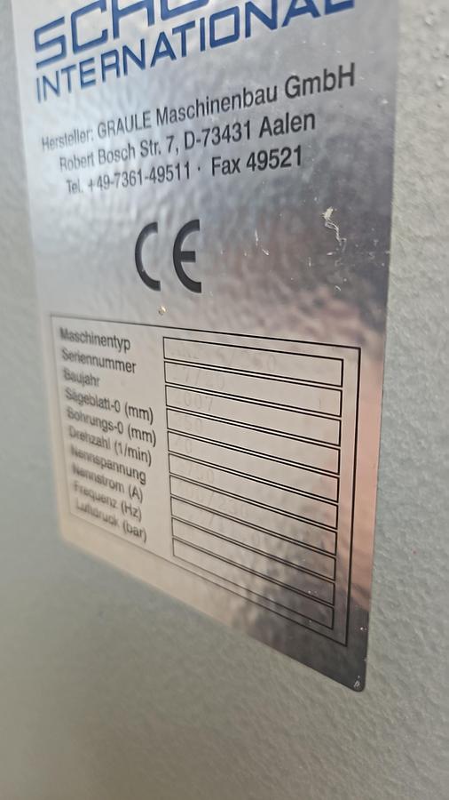 Gebraucht Ausklinkfräse Graule AKF 6/250