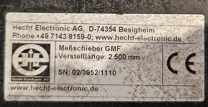 Gebraucht Längenanschlag Hecht Positiomat 535 mit Glasleistenmeßschieber