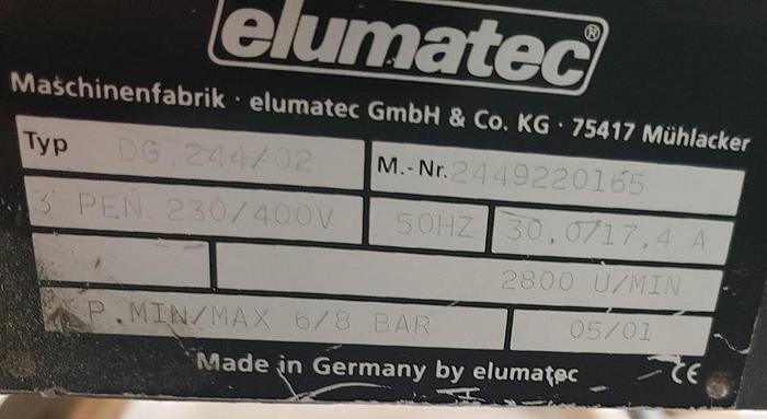 Gebraucht Doppelgehrungssäge Elumatec DG 244