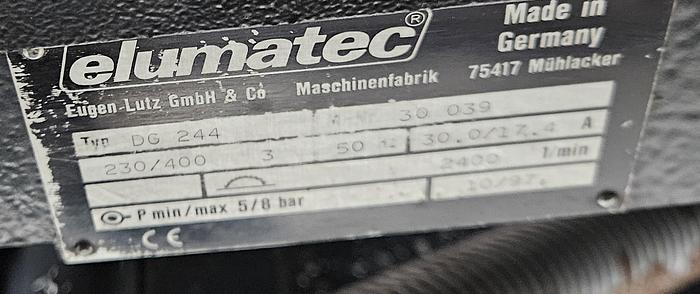 Gebraucht Doppelgehrungssäge Elumatec DG 244