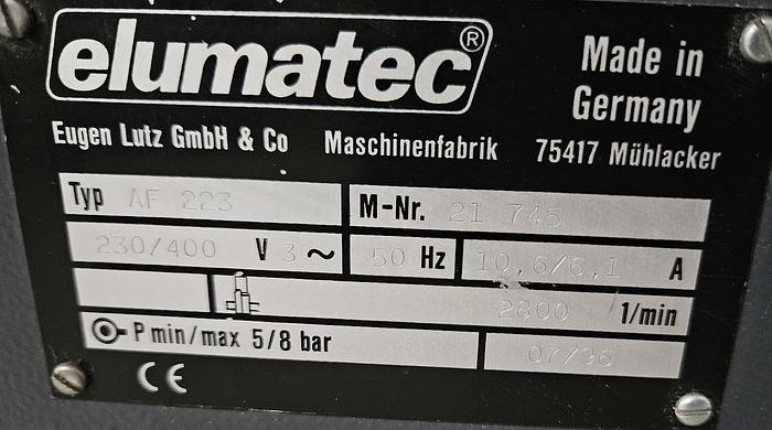 Gebraucht Ausklinkfräse Elumatec AF 223
